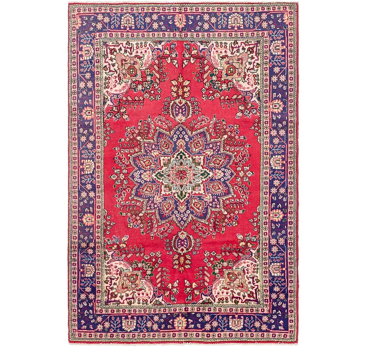 6' 4 x 9' 6 Tabriz Persian Rug