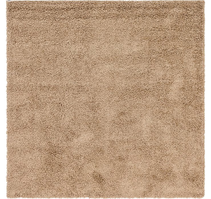8' 2 x 8' 2 Solid Frieze Square Rug