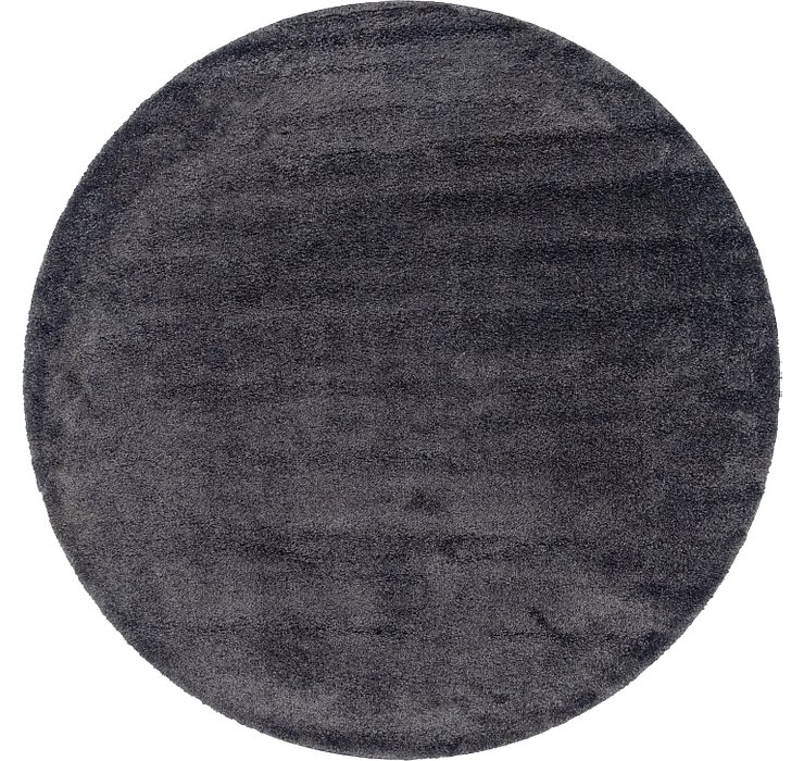 8' x 8' Basic Frieze Round Rug