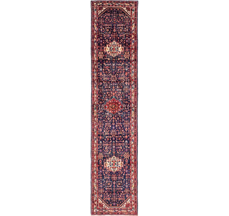 3' 7 x 16' 10 Hossainabad Persian Run...