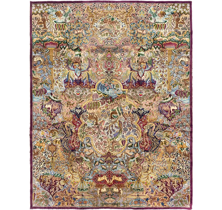 9' 9 x 12' 7 Kashmar Persian Rug
