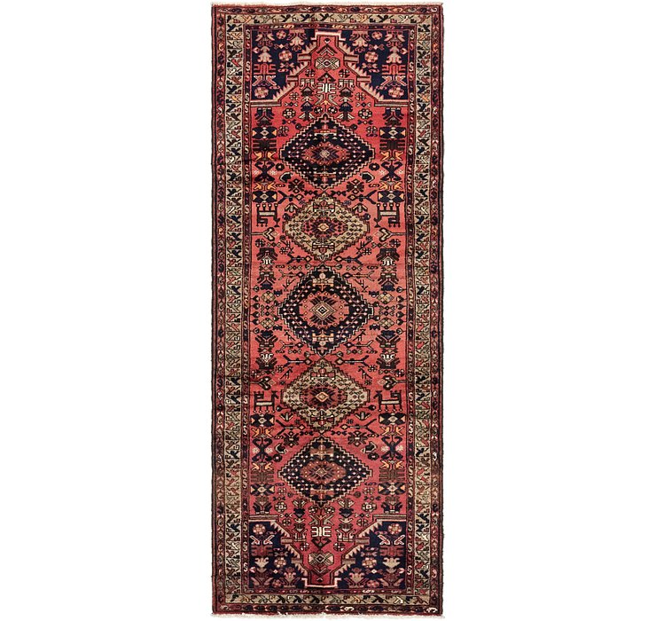 3' 6 x 9' 9 Hamedan Persian Runner ...