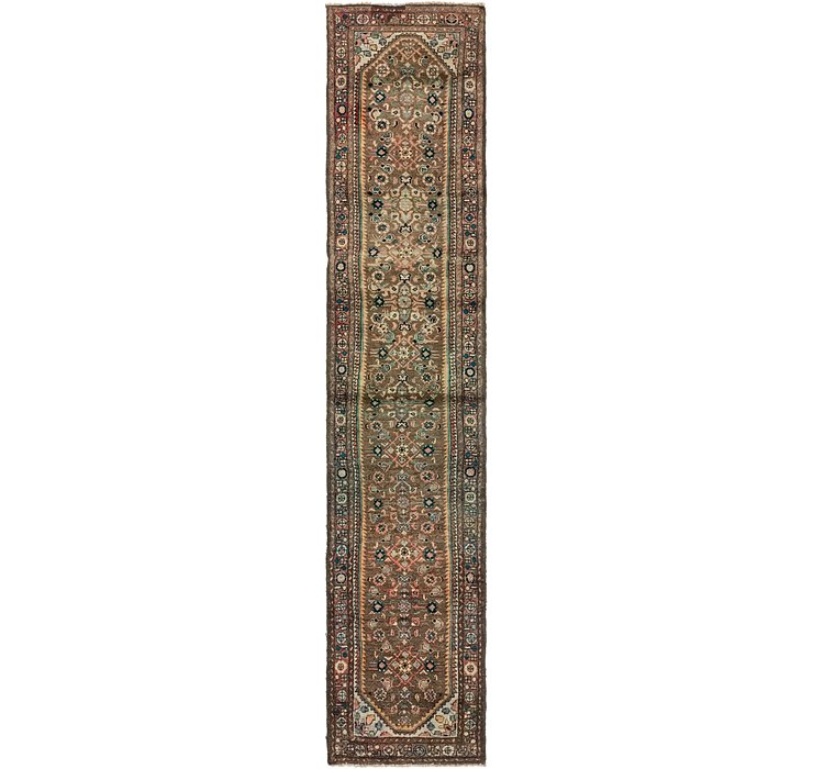 2' 6 x 13' Hossainabad Persian Run...