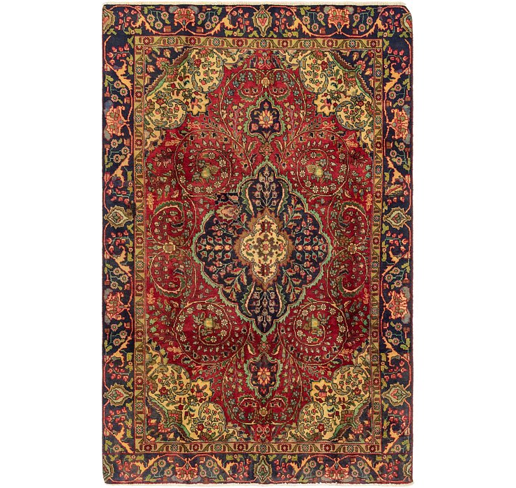 6' x 9' 3 Tabriz Persian Rug