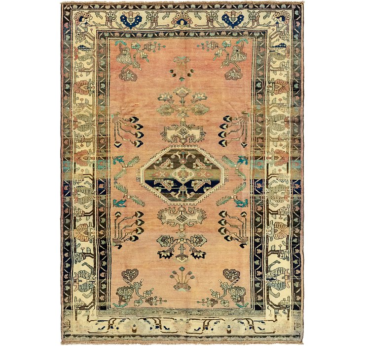 7' 2 x 9' 10 Hamedan Persian Rug