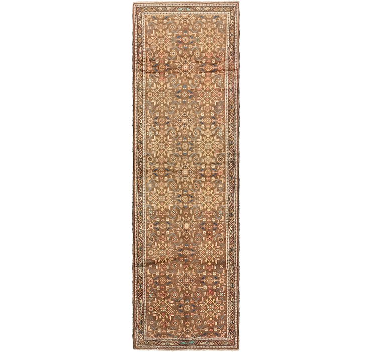 3' 8 x 13' Hossainabad Persian Run...
