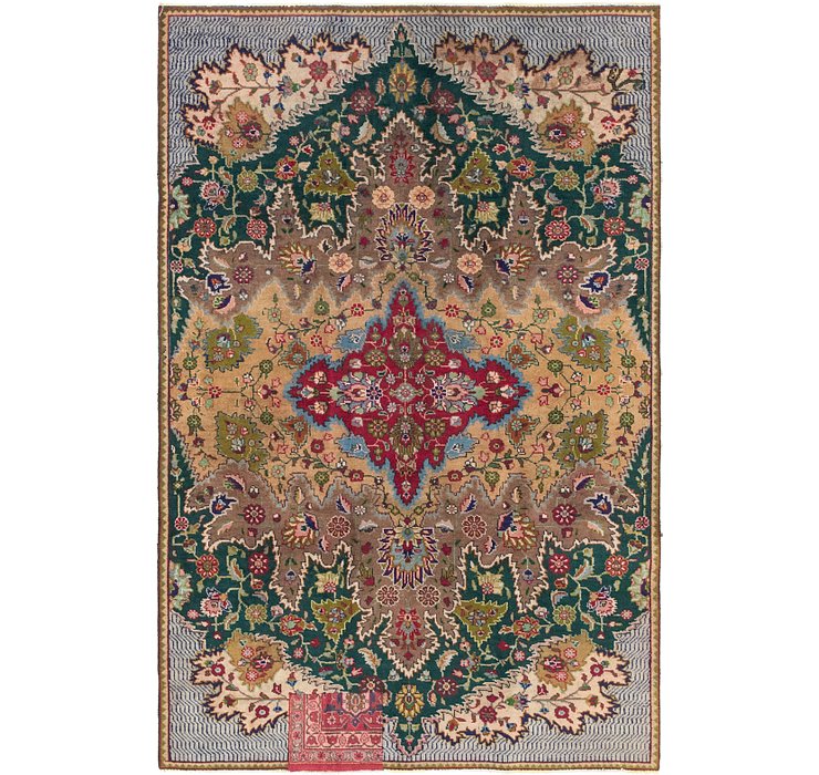 5' 2 x 8' 3 Tabriz Persian Rug