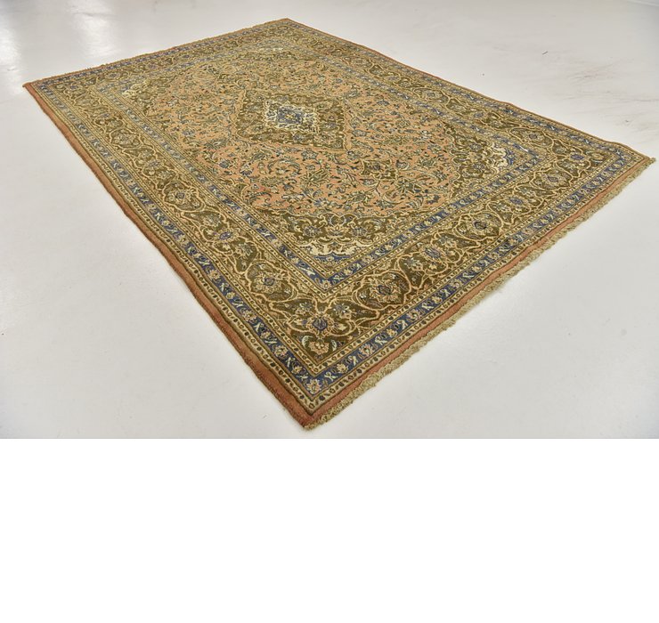 HandKnotted 6' 7 x 9' 8 Mashad Persian Rug