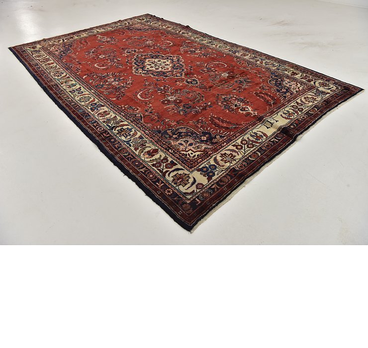 HandKnotted 7' x 11' Hamedan Persian Rug