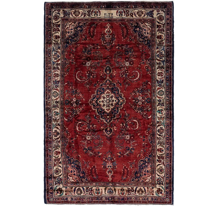 7' x 11' Hamedan Persian Rug