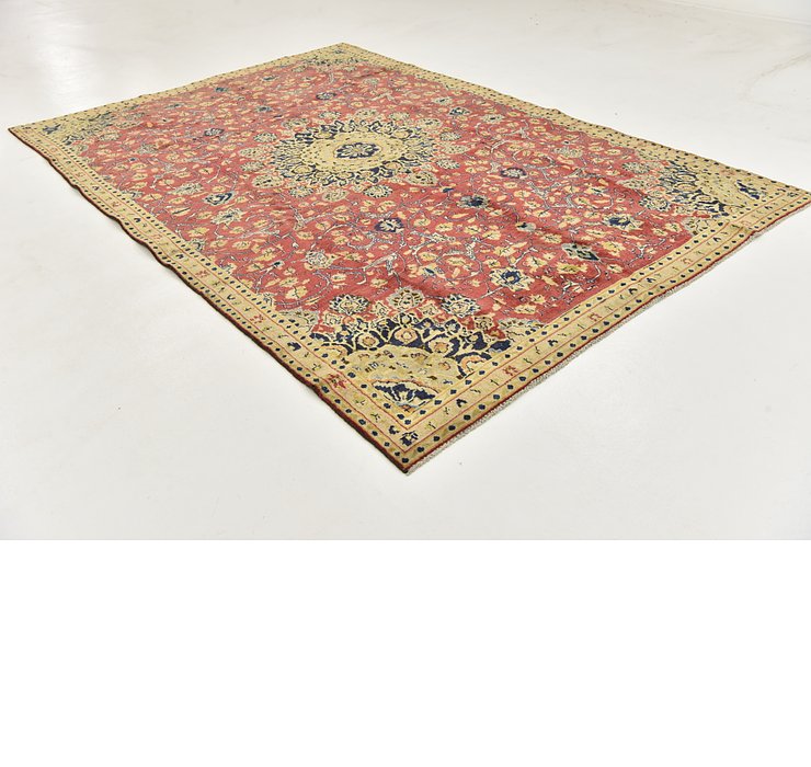 HandKnotted 7' x 10' 4 Mashad Persian Rug