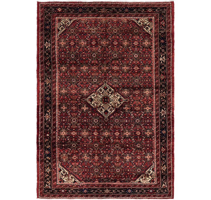 6' 7 x 9' 9 Hossainabad Persian Rug