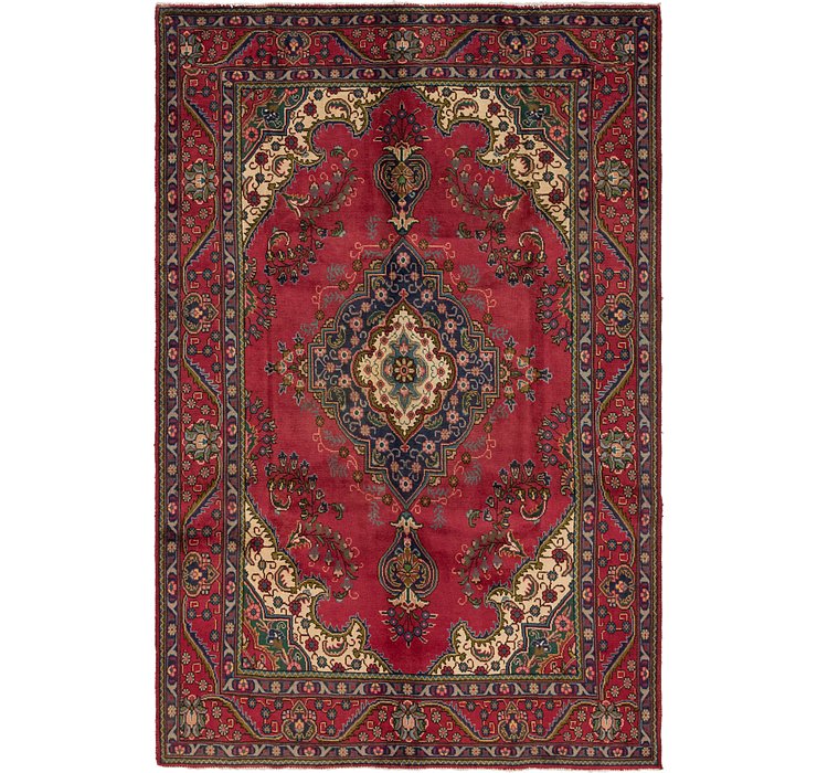 6' 8 x 10' 2 Tabriz Persian Rug