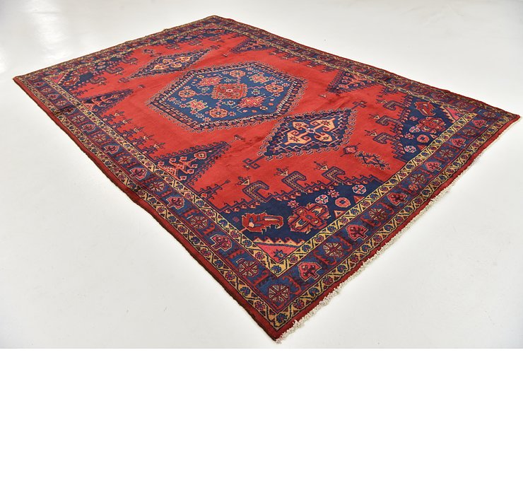 HandKnotted 6' 8 x 10' Viss Persian Rug