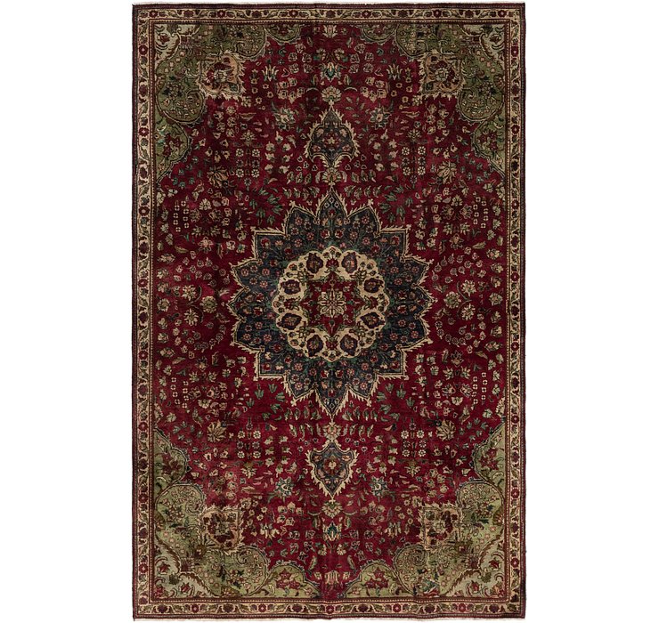 6' 7 x 10' 4 Tabriz Persian Rug