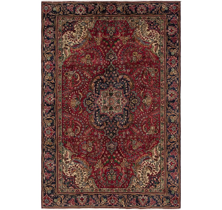 6' 4 x 9' 7 Tabriz Persian Rug