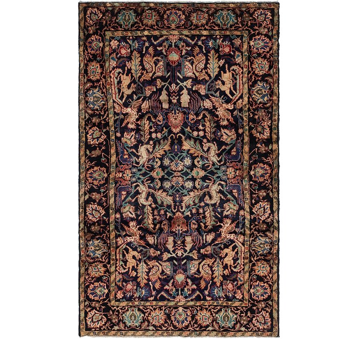 6' x 10' Hamedan Persian Rug