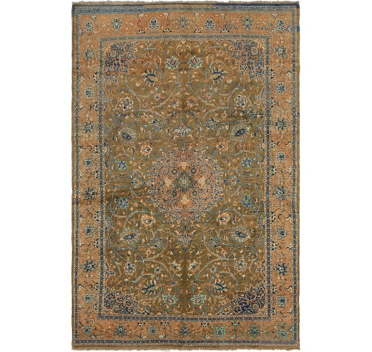 6' x 9' 4 Mahal Persian Rug