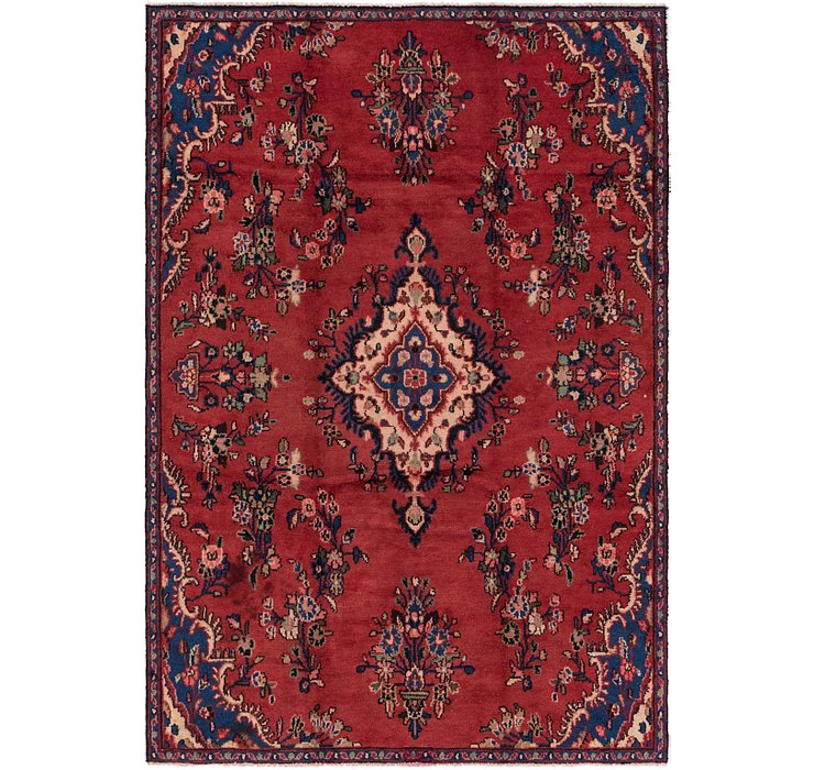 5' 5 x 8' Hamedan Persian Rug