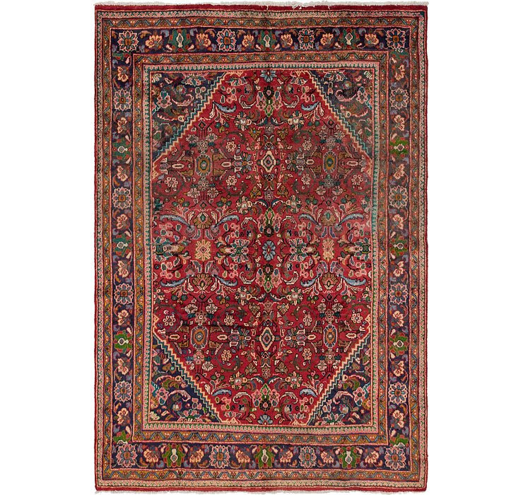 7' x 10' 6 Mahal Persian Rug