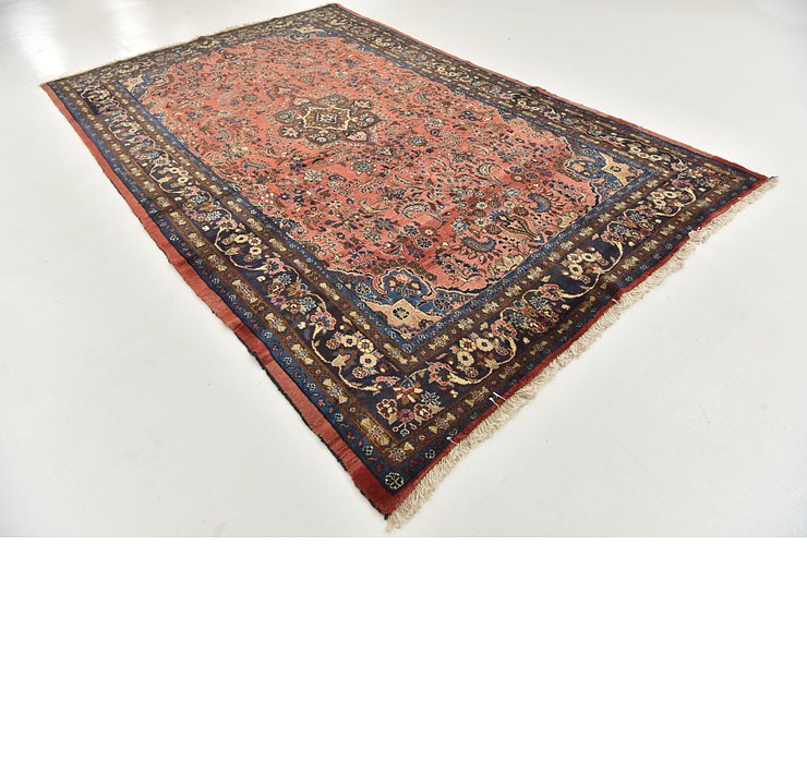HandKnotted 6' 6 x 10' 7 Shahrbaft Persian Rug