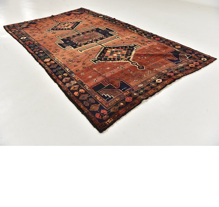 6' 9 x 11' Shiraz-Lori Persian Rug