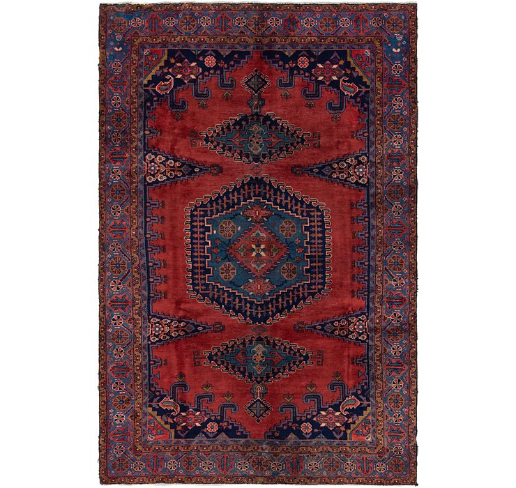 6' 4 x 9' 8 Viss Persian Rug