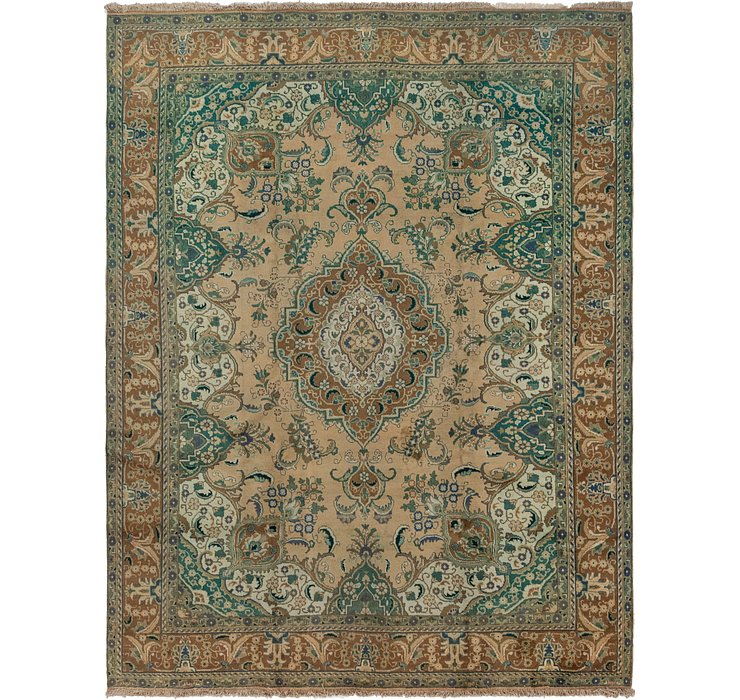 9' 9 x 12' 8 Tabriz Persian Rug