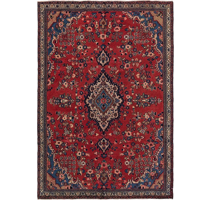 6' 10 x 10' Hamedan Persian Rug