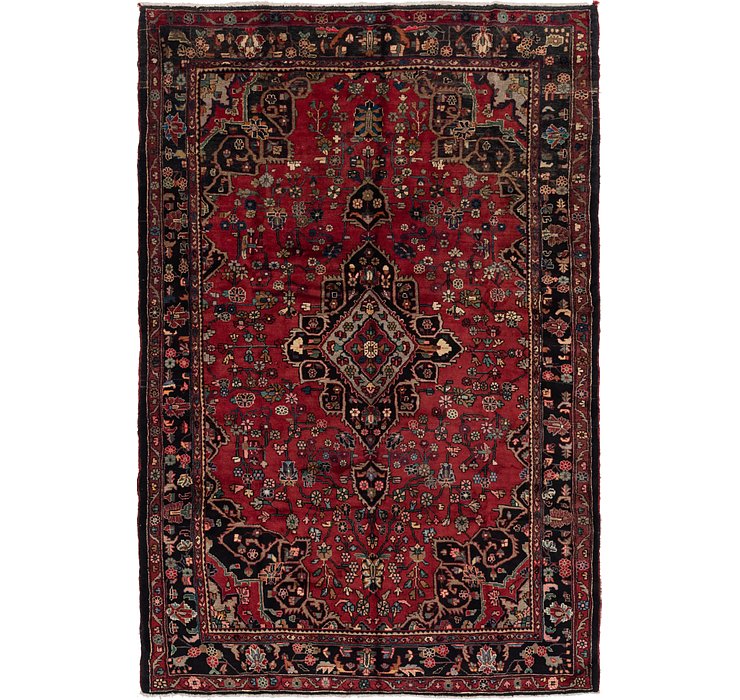 7' x 10' 3 Hamedan Persian Rug