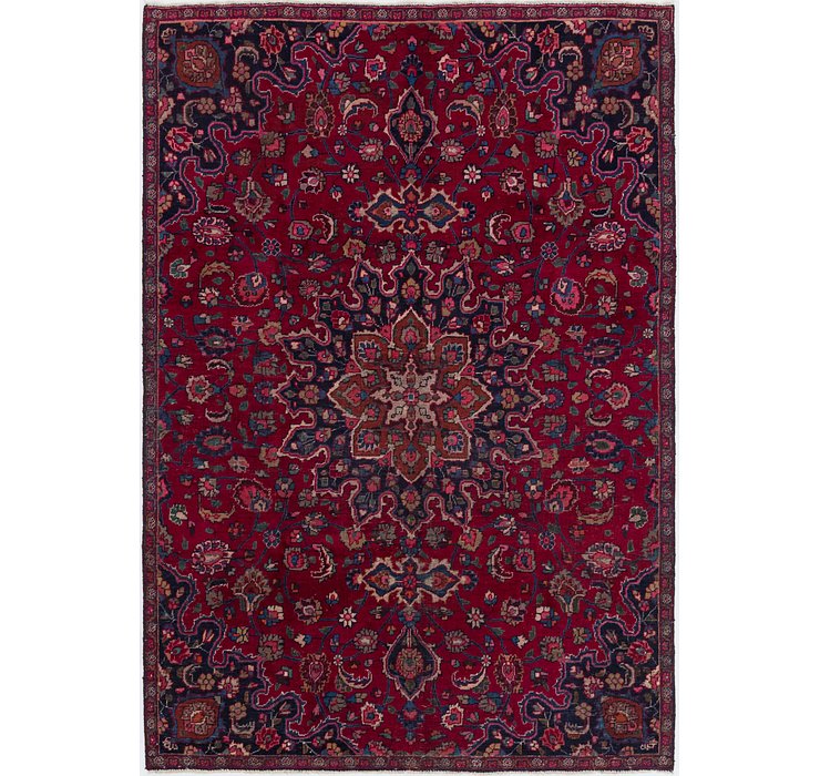 6' 7 x 9' 7 Mashad Persian Rug