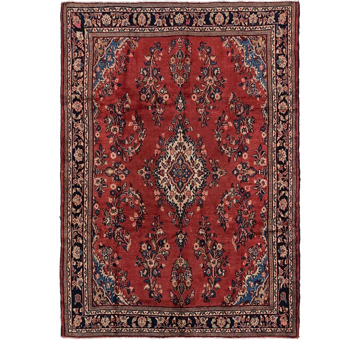 HandKnotted 6' 10 x 9' 10 Hamedan Persian Rug