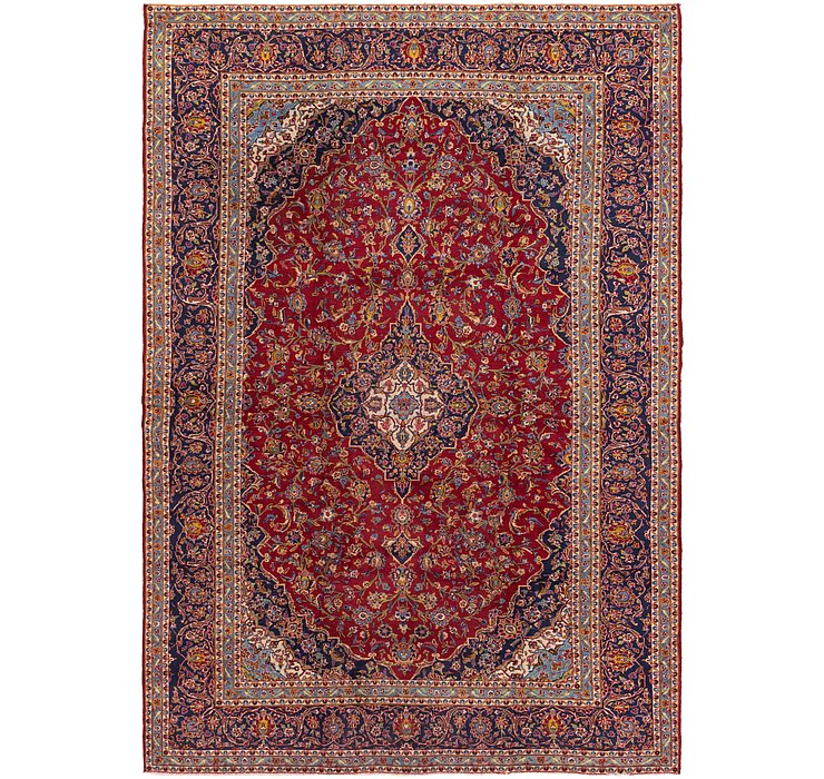 9' 7 x 13' 10 Kashan Persian Rug