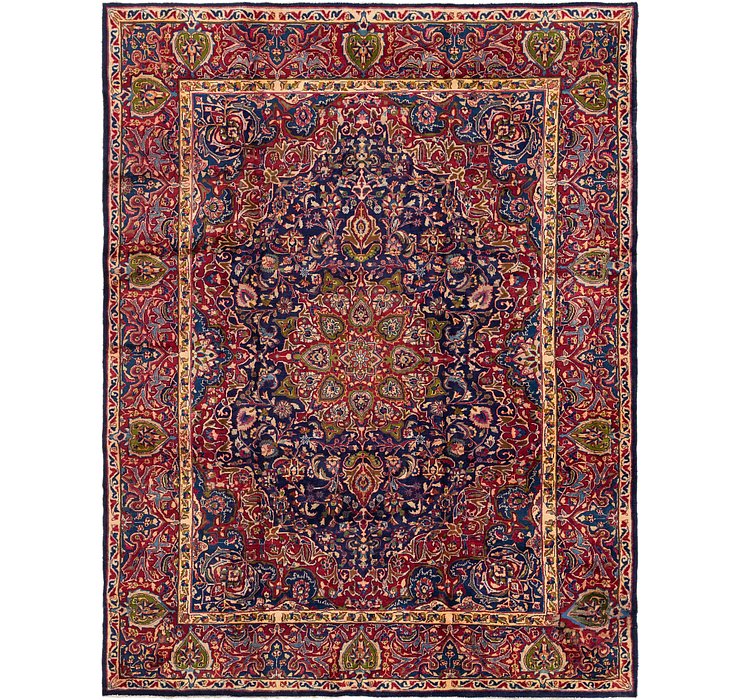 HandKnotted 9' 9 x 12' 10 Mashad Persian Rug