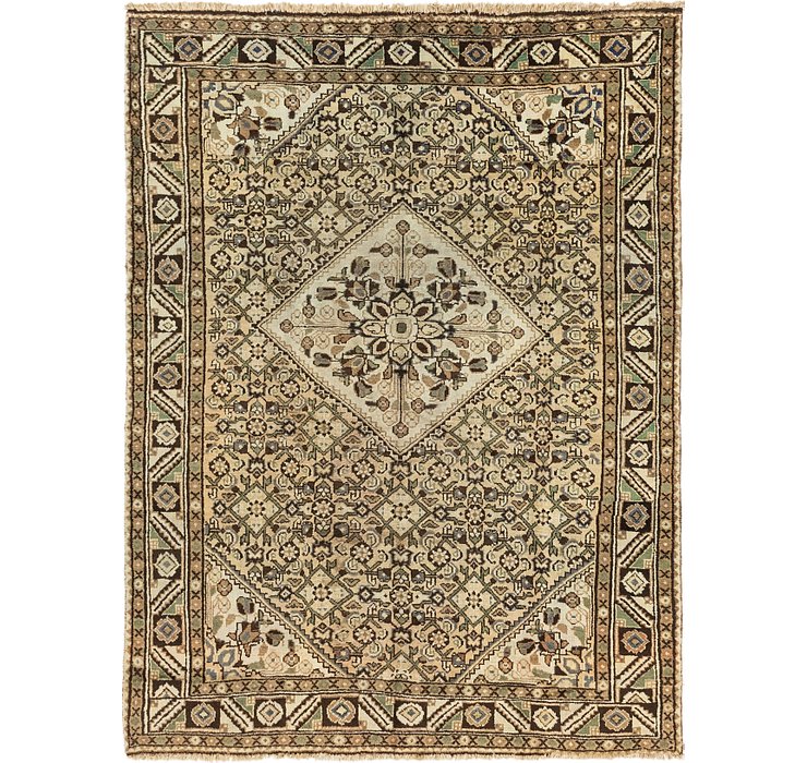 6' 9 x 9' 5 Hossainabad Persian Rug