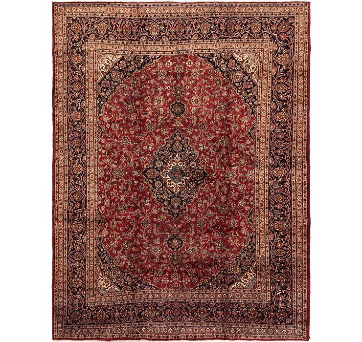 HandKnotted 9' 7 x 12' 6 Mashad Persian Rug
