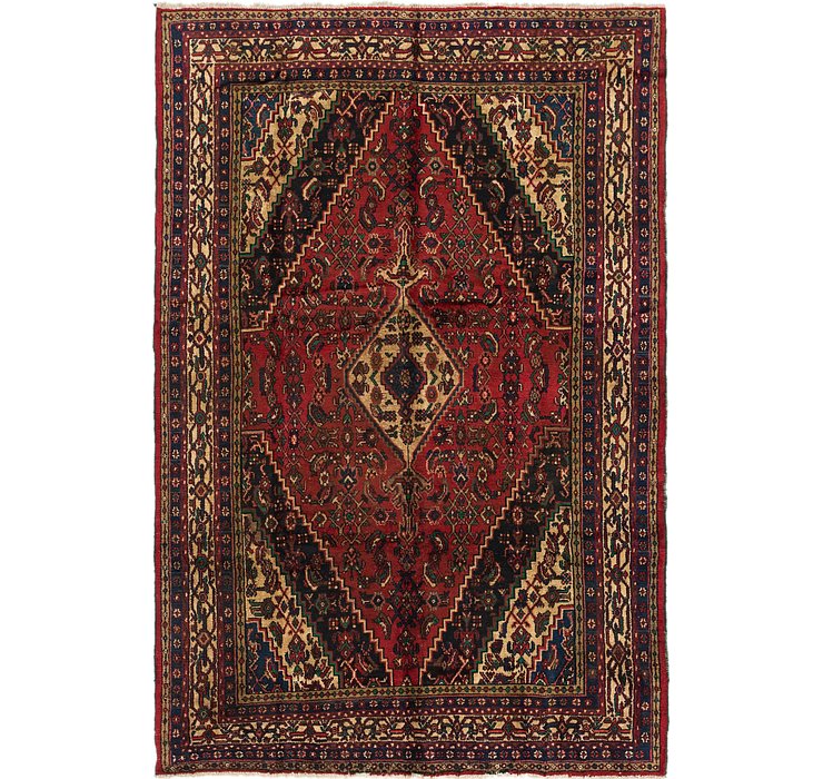7' x 10' Hamedan Persian Rug