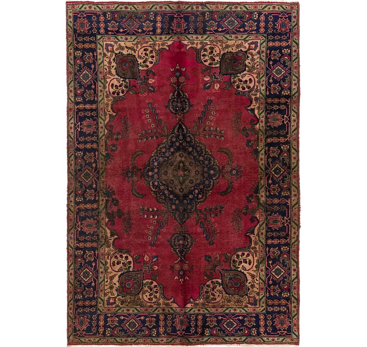 6' 9 x 10' Tabriz Persian Rug