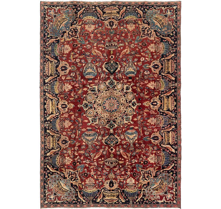 6' 8 x 9' 9 Tabriz Persian Rug