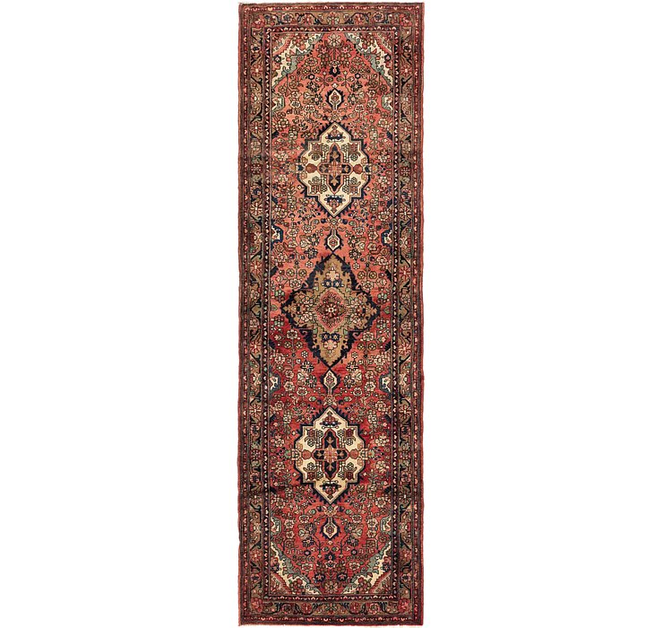 3' 7 x 12' 7 Hossainabad Persian Run...