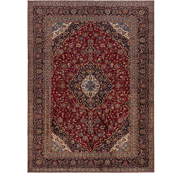 10' x 13' 2 Kashan Persian Rug