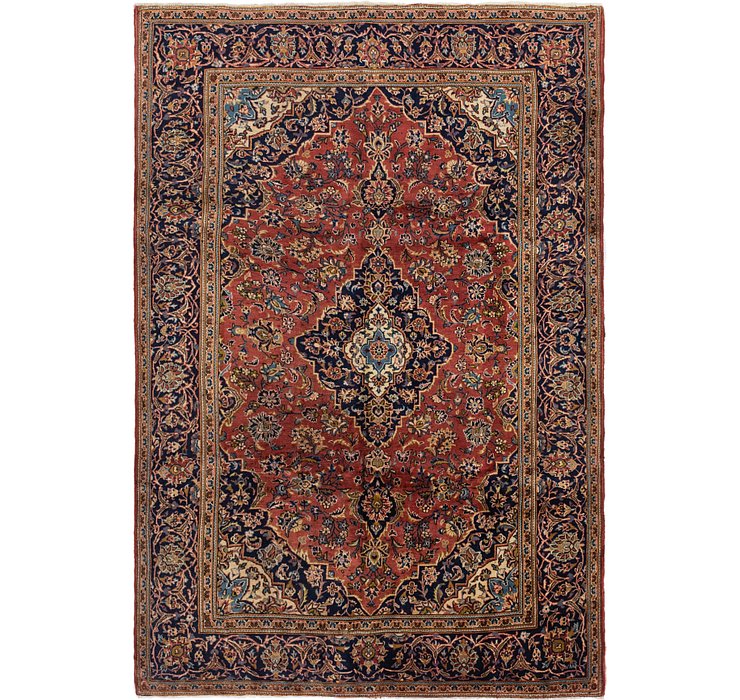 6' 4 x 9' 8 Kashan Persian Rug