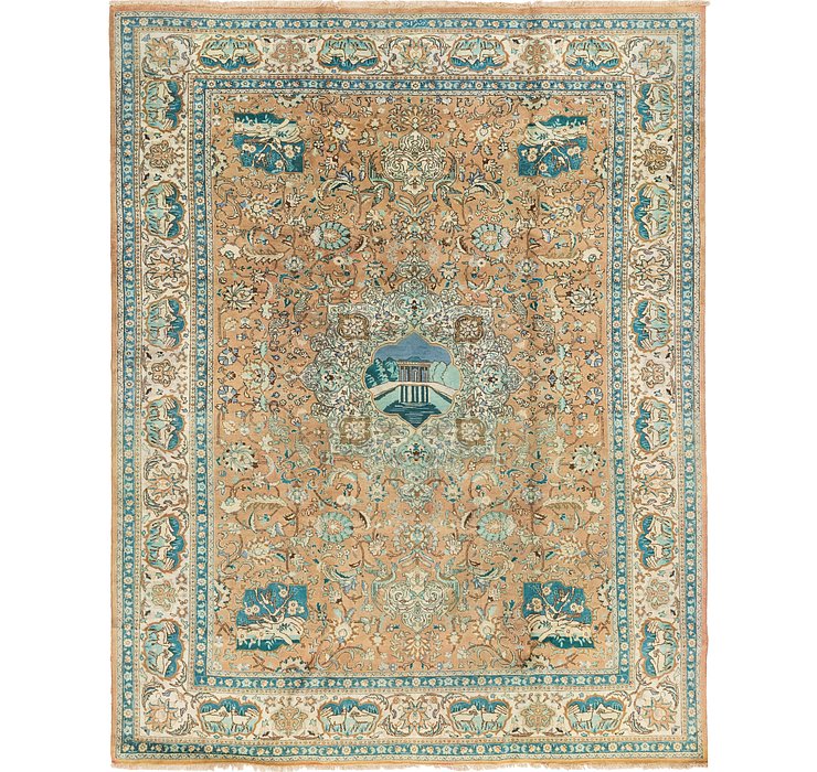 9' 9 x 13' Tabriz Persian Rug