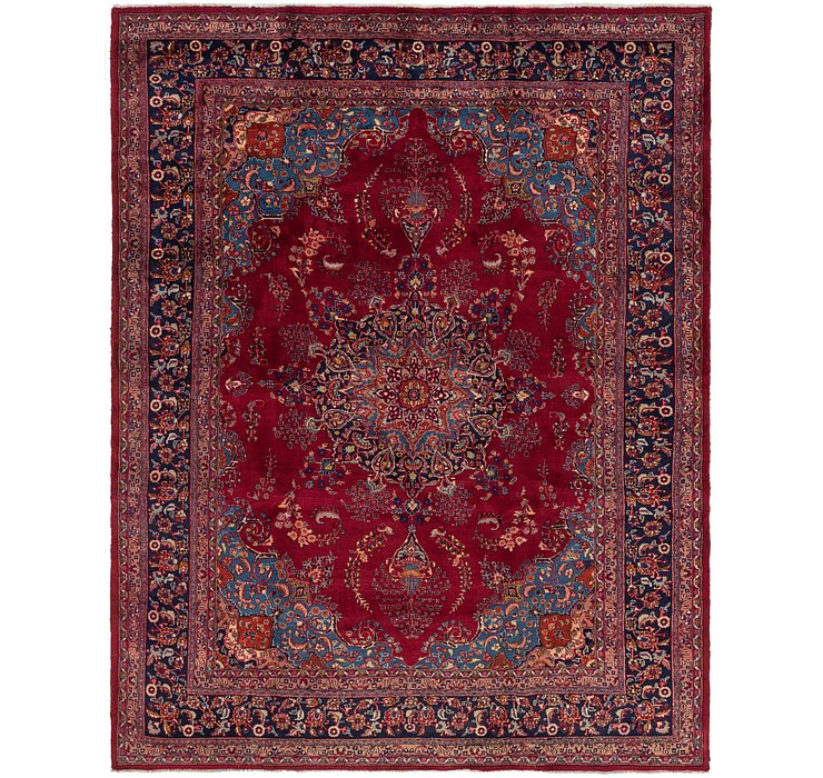 9' 9 x 12' 6 Mashad Persian Rug
