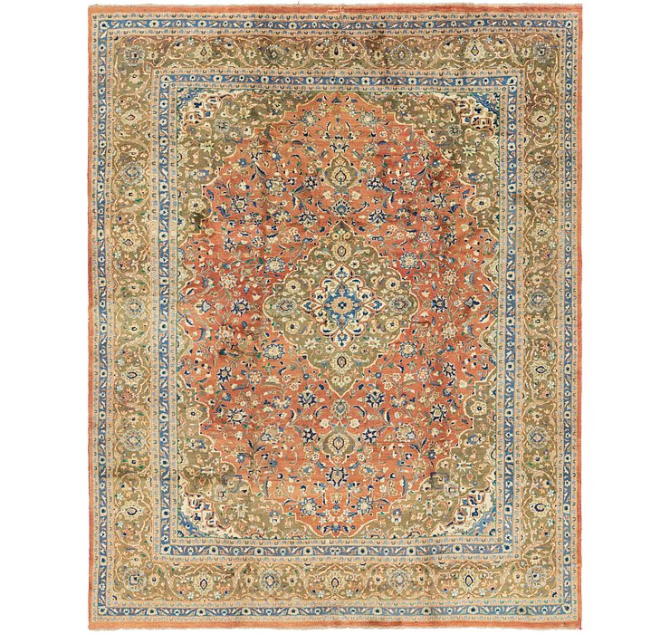9' 8 x 12' 6 Mashad Persian Rug