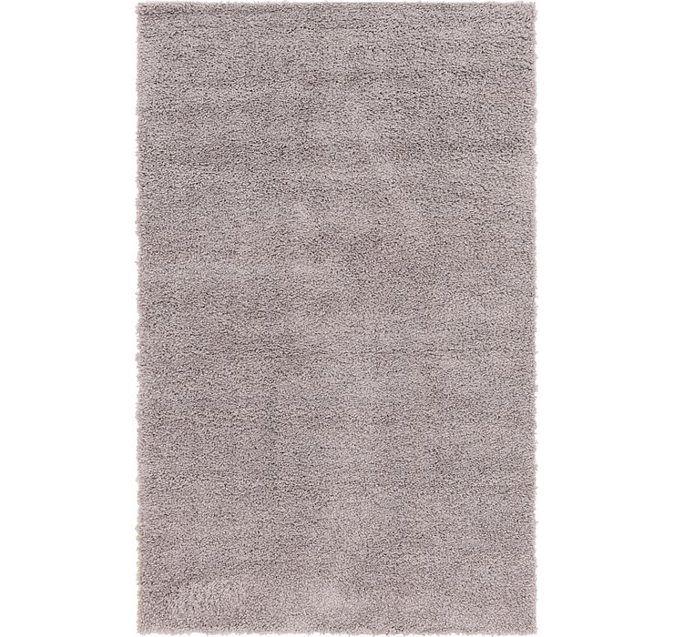 5' x 8' Solid Shag Rug