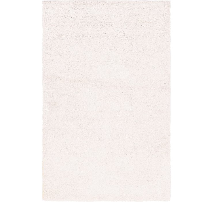 5' x 8' Solid Shag Rug