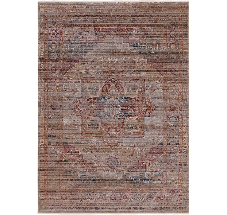 5' 4 x 7' 5 Aqua Rug