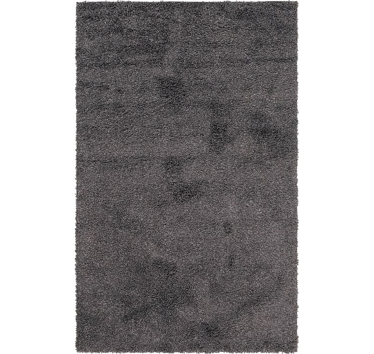 5' 2 x 8' Solid Shag Rug