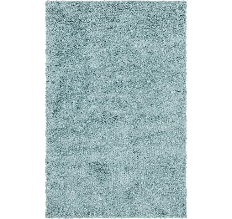 5' 2 x 8' Solid Shag Rug